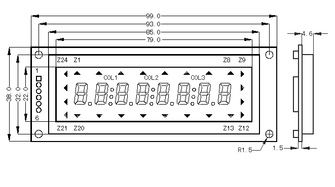 SMS0803��ʽҺ��ģ�K(LCM)��ʾ��DƬ