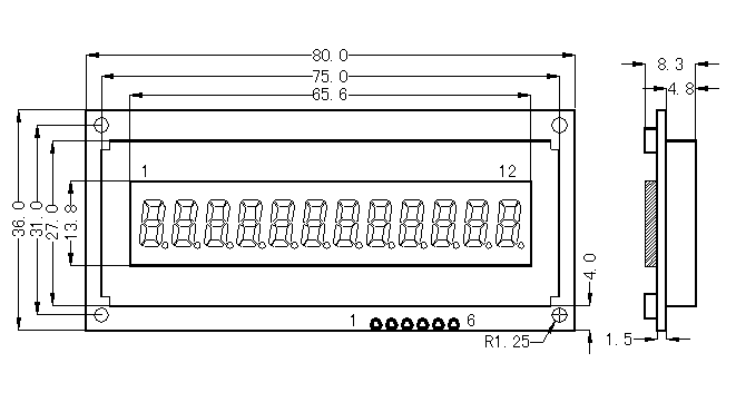 SMS1201��ʽҺ��ģ�K(LCM)��ʾ��DƬ